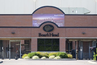 The entrance to the Boar's Head deli meat plant in New Castle, Ind., Aug. 6, 2025.