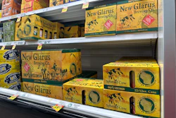Beer displayed in a cooler at a store, June 19, 2023, Milwaukee.