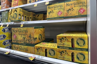 Beer displayed in a cooler at a store, June 19, 2023, Milwaukee.