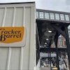 The new Cracker Barrel logo is displayed on Thursday, Aug. 21, 2025, in New York.