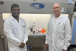 Anish Dsilva (left) and Professor Ariel Munitz