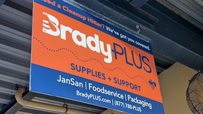 BradyPlus sign in Biloxi, Miss., May 2025.