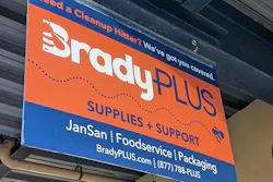 BradyPlus sign in Biloxi, Miss., May 2025.