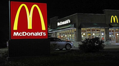 This photo shows a McDonald's restaurant in Ridgeland, Miss., Wednesday, Feb. 14, 2018.