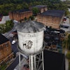 In an aerial view, the Buffalo Trace Distillery is seen on Sept. 16, 2025, in Frankfort, Ky.