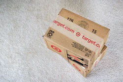 Target shipped packages.