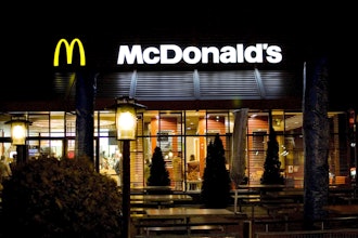McDonald's restaurant exterior.