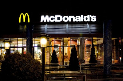 McDonald's restaurant exterior.