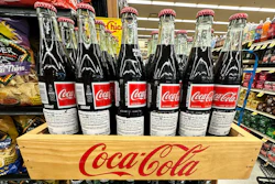 Bottles of Mexican Coca-Cola are displayed at a grocery store in Mount Prospect, Ill., Thursday, July 17, 2025.