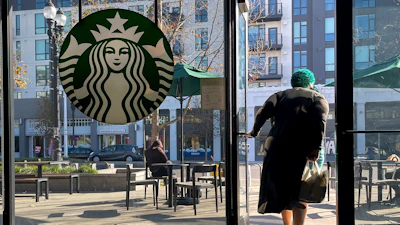 A Starbucks store in Oakland, Calif., Jan. 16, 2025.
