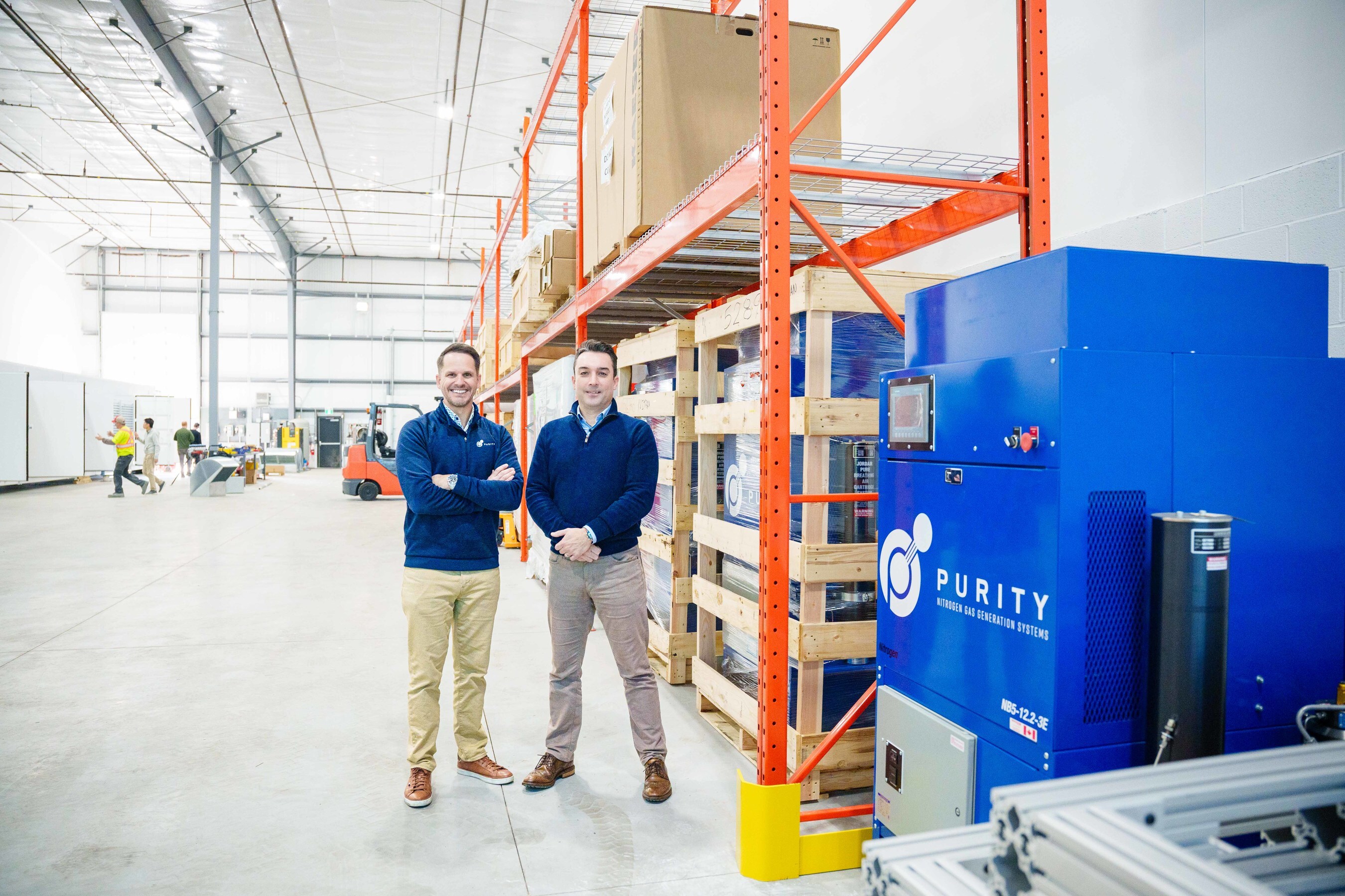Purity Gas, a provider of engineered on-site nitrogen generation systems for manufacturers.