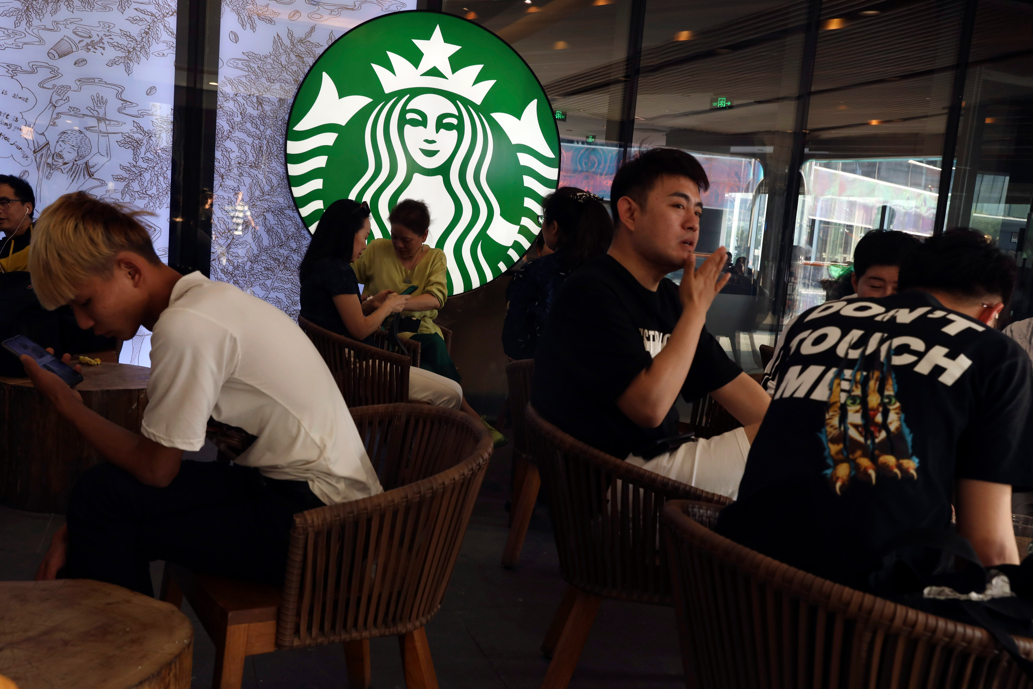 A Starbucks location in Beijing, May 10, 2019.