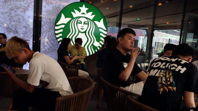 A Starbucks location in Beijing, May 10, 2019.