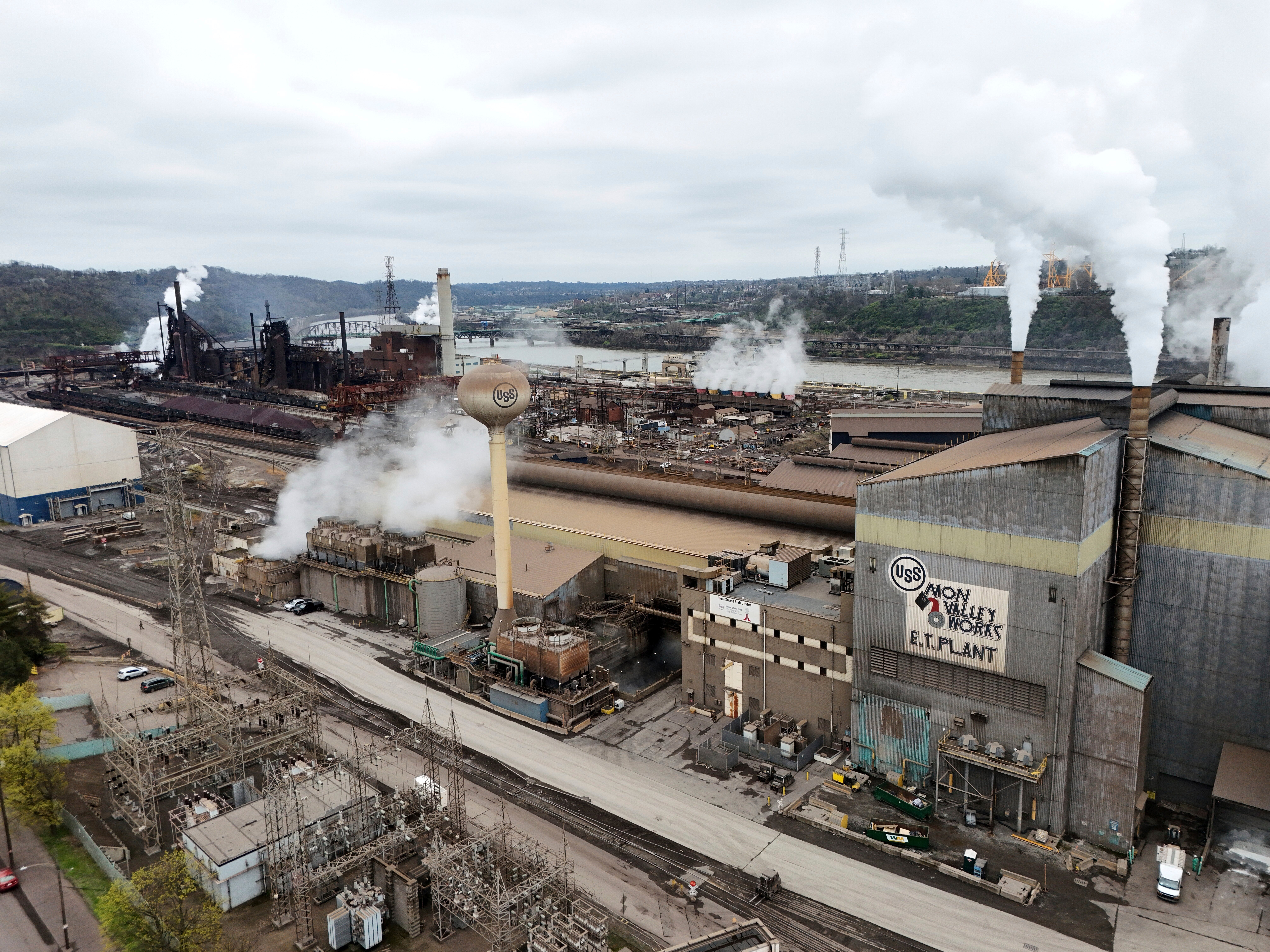 The United States Steel Corporation's Edgar Thomson Plant in Braddock, Pa., April 11, 2025.
