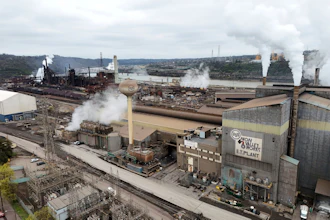 The United States Steel Corporation's Edgar Thomson Plant in Braddock, Pa., April 11, 2025.