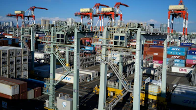 Tokyo Container Terminal, Tokyo, Feb. 19, 2025.