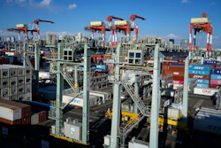 Tokyo Container Terminal, Tokyo, Feb. 19, 2025.