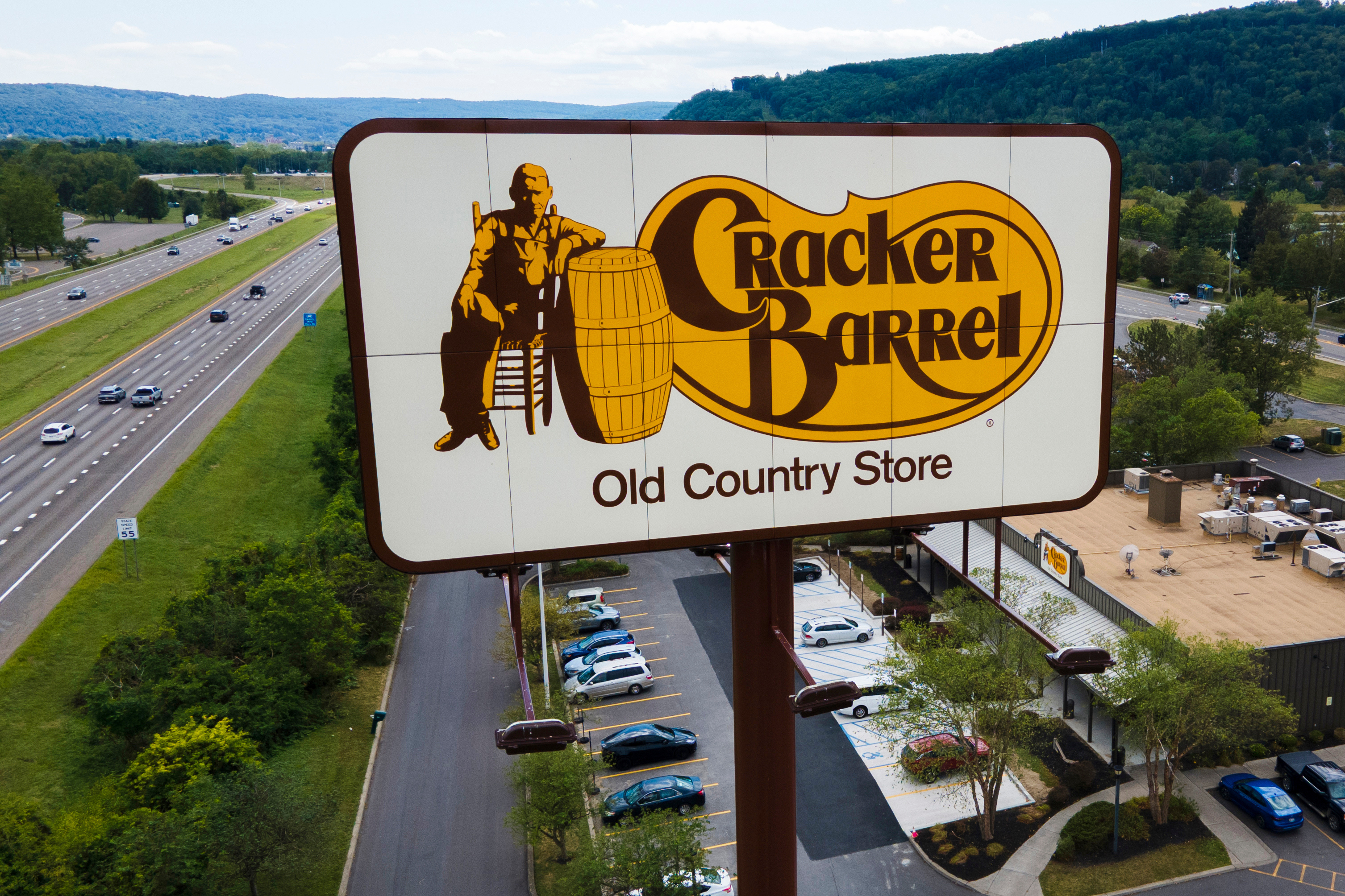 A Cracker Barrel restaurant in Binghamton, N.Y., Aug. 23, 2025.