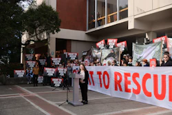 Zoe Rosenberg speaks at her sentencing hearing at the Sonoma County Superior Court in Santa Rosa, Calif., Dec. 3, 2025.