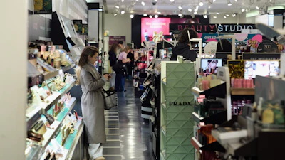 People shop at the Somerset Collection mall, Wednesday, Dec. 10, 2025, in Troy, Mich.