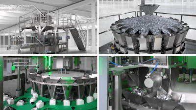 High Speed Rigid Container Weigh Filling System With Primo Combi & Spindexer Hs Pr