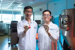 Associate Professor Liu Shao Quan (left) and Manfred Ku from the NUS Department of Food Science and Technology.