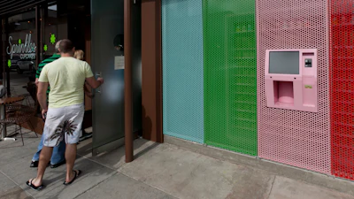 Sprinkles Cupcakes' 24-hour cupcake 'ATM,' Beverly Hills, Calif., March 5, 2012.