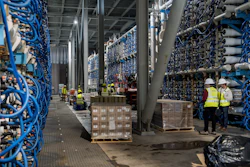 Reverse osmosis machinery operates at the Carlsbad desalination plant in Carlsbad, Calif., Dec. 2, 2025.
