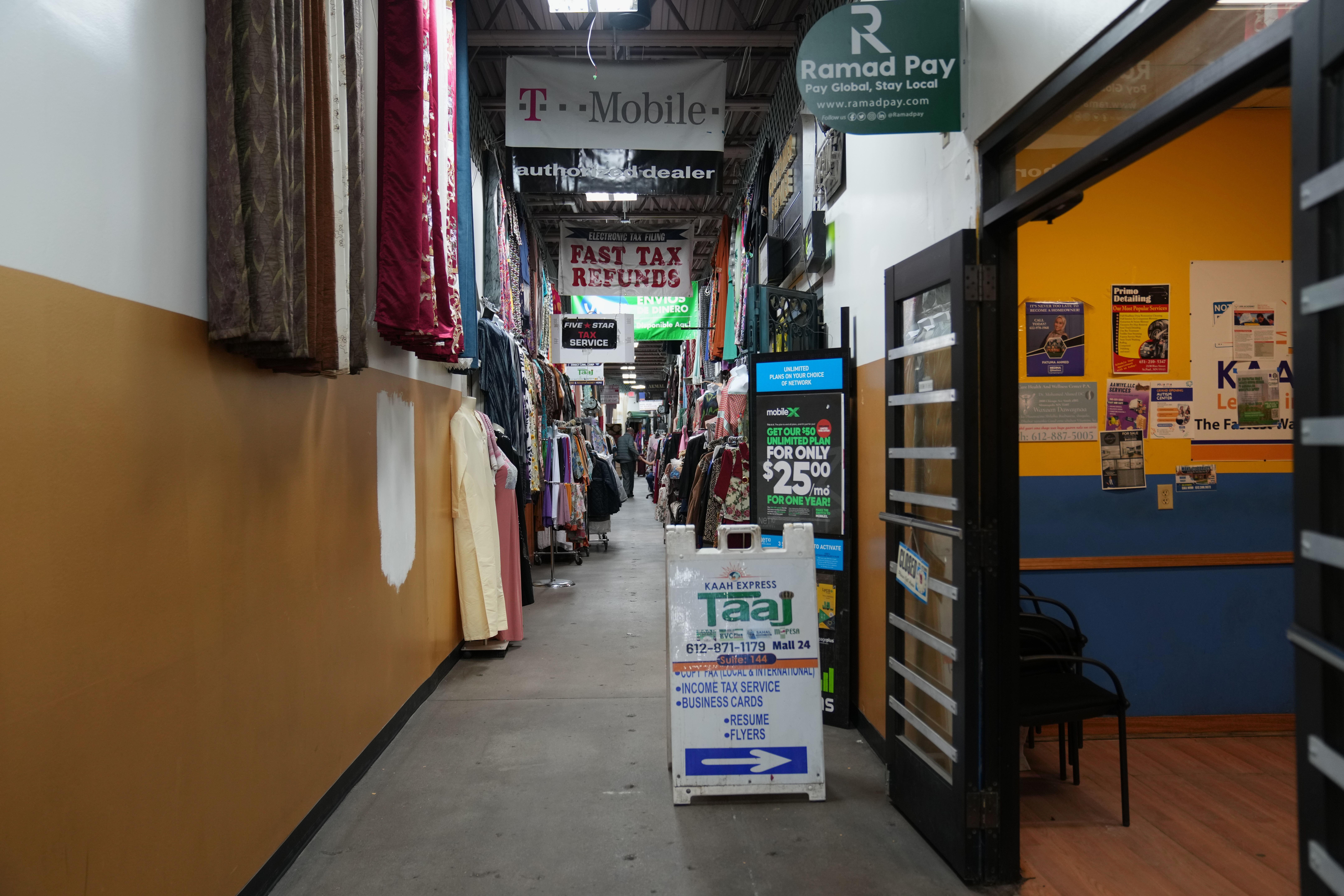A view of the 24 Somali Mall in Minneapolis, Jan. 15, 2026.