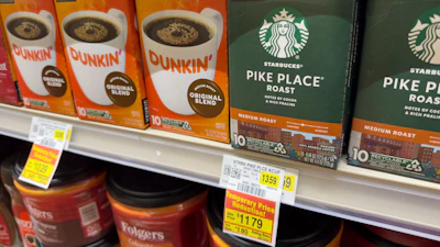 Coffee for sale at a grocery store in Chicago, Feb. 9, 2026.