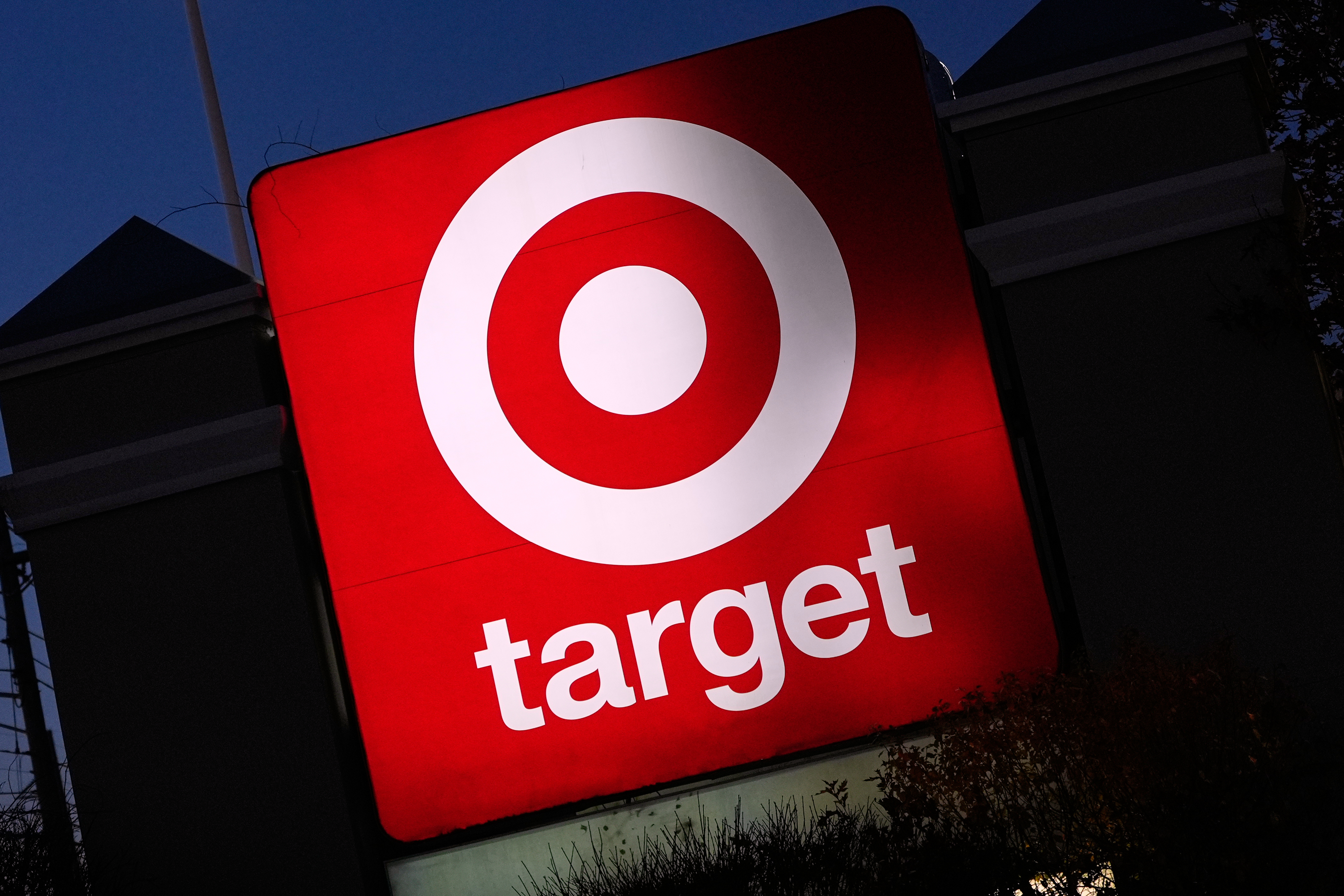 A Target sign outside a store in Salem, N.H., Nov. 18, 2025.