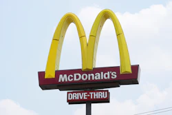 A sign for a McDonald's restaurant in Philadelphia, Friday, June 6, 2025.