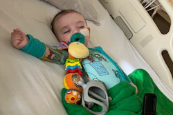 Hank Mazziotti, 8 months, is treated for infant botulism in Los Angeles, March 2025.