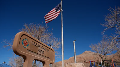 César Chavez Park in Las Vegas, March 19, 2026.
