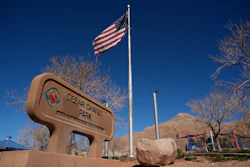 César Chavez Park in Las Vegas, March 19, 2026.