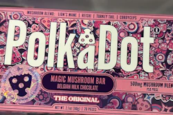 PolkaDot-branded chocolate bars were marketed as non-hallucinogenic 'mushroom blends,' but lab tests showed otherwise.