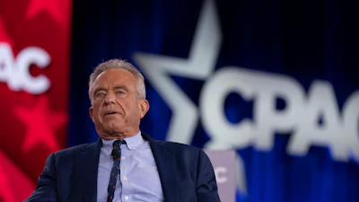 Secretary of Health and Human Services Robert F. Kennedy, Jr. speaks during a fireside chat with CPAC Senior Fellow Mercedes Schlapp at the Conservative Political Action Conference (CPAC) in Dallas, Saturday, March 28, 2026.
