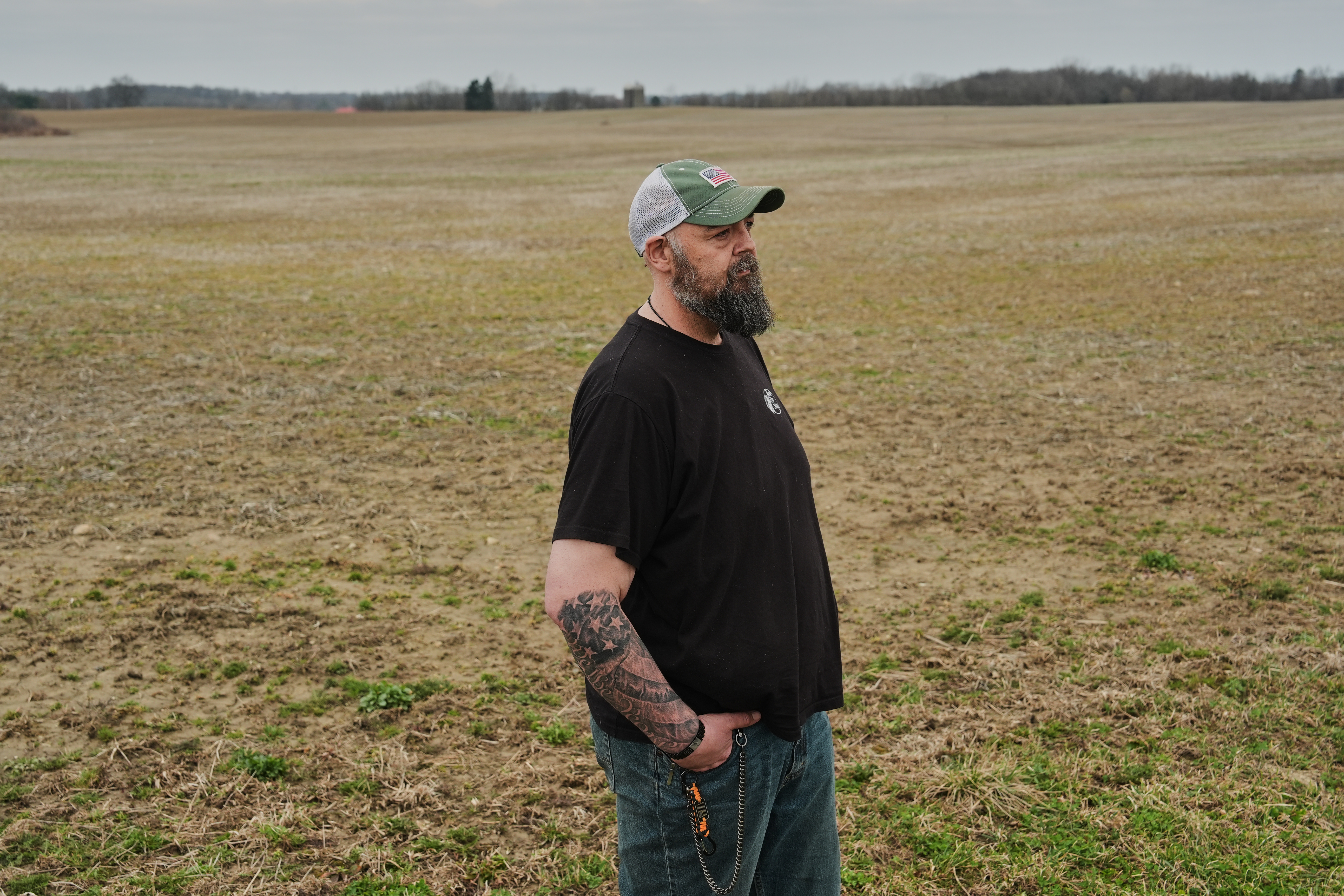 Wayne Greier poses for a portrait, March 10, 2026, Canfield, Ohio.