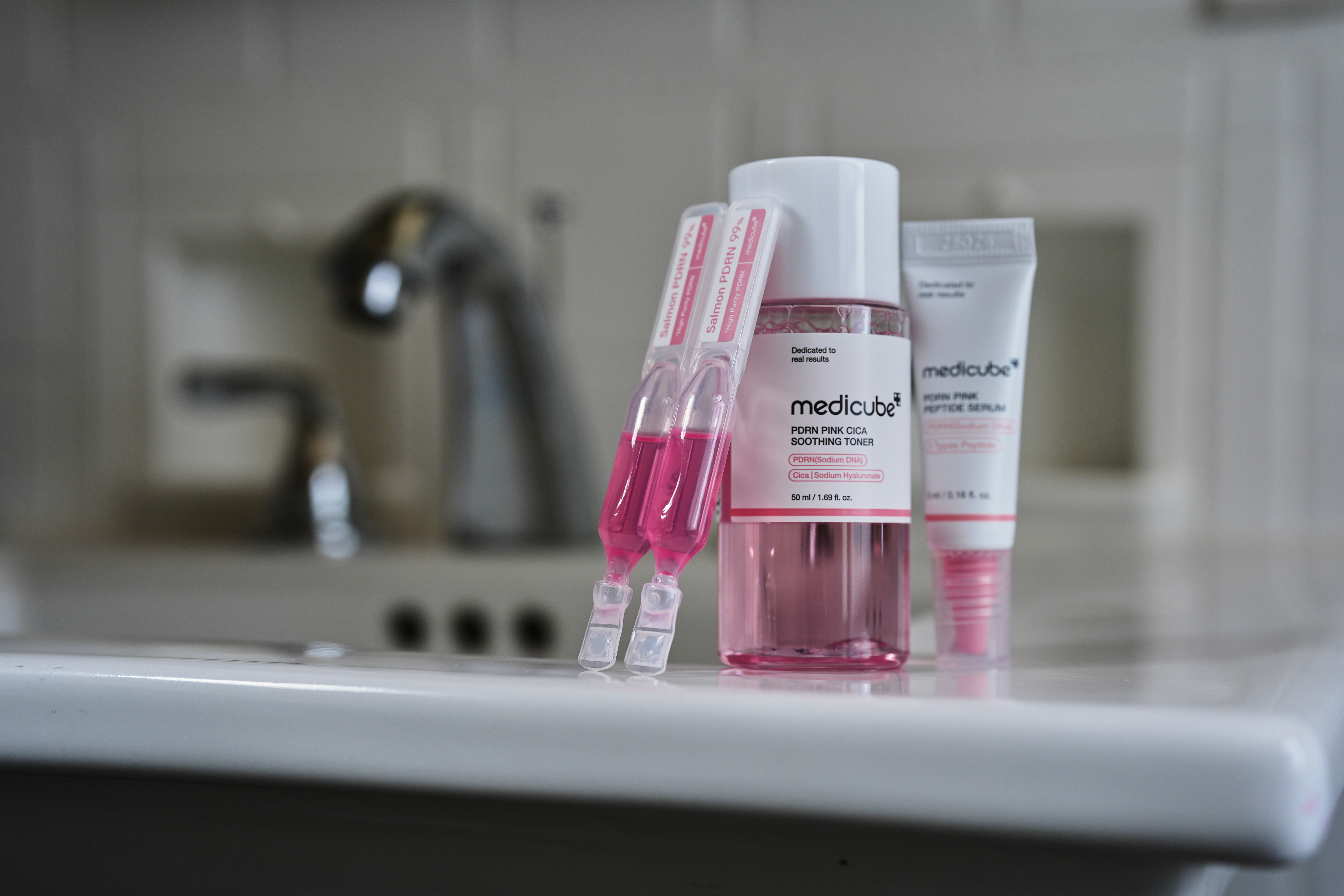 Skincare products made from salmon DNA, March 6, 2026, Cincinnati.