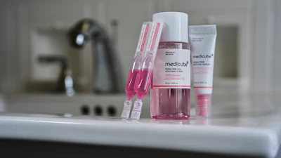 Skincare products made from salmon DNA, March 6, 2026, Cincinnati.