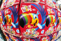 Kellogg's Froot Loops in a Costco in Pittsburgh, July 14, 2025.