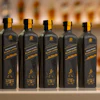 These bottles of Johnnie Walker Black Label whisky are made of a fiber-based glass alternative.