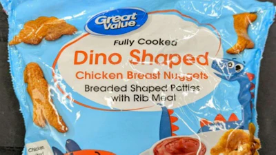 Walmart Great Value Fully Cooked Dino Shaped Chicken Breast Nuggets were recently the subject of a public health alert.