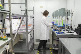 A scientist prepares samples while doing research on PFAS at a U.S. Environmental Protection Agency lab. Understanding of chemicals’ risks has been built on IRIS assessments.