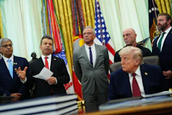 Dr. Marty Makary, commissioner of the Food and Drug Administration, speaks in the Oval Office of the White House, April 18, 2026.