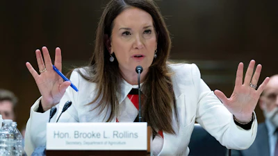 Agriculture Secretary Brooke Rollins testifies on Capitol Hill, April 22, 2026.