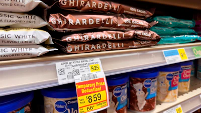 Chocolate for sale at a grocery store in Chicago, April 29, 2026.