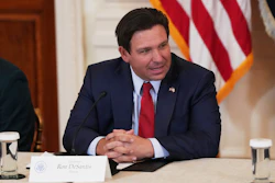 Florida Gov. Ron DeSantis during an event in the East Room of the White House, March 6, 2026.