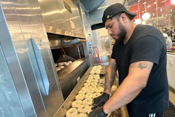 A worker at Utopia Bagel in Queens, New York, May 13, 2026.