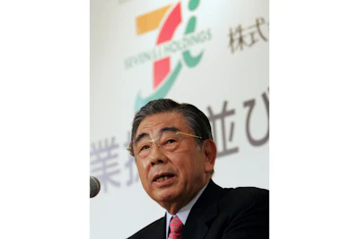 Toshifumi Suzuki, chairman and CEO of Seven & I Holdings Co., speaks in a news conference in Tokyo, Dec. 26, 2005.